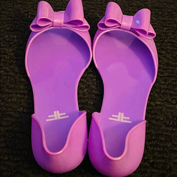 💜🎀Lilac Bow Jelly Flats🎀💜 - Picture 5 of 9